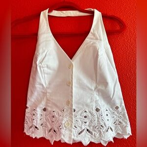 CACHE White Halter top